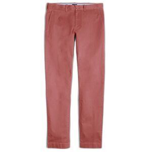 J. Crew Broken In 100% Cotton Pink Coral Chino Khaki Preppy Pants 32 Waist